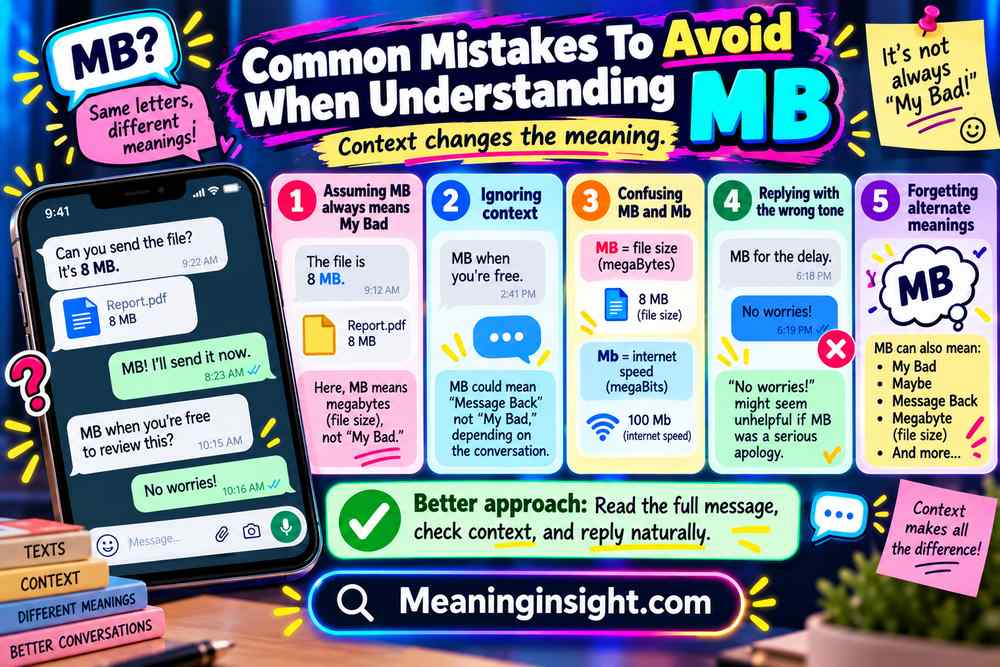 Common Mistakes To Avoid When Understanding MB