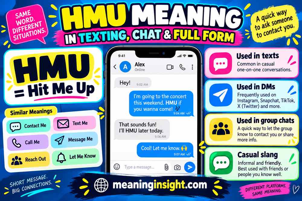 HMU Meaning in Texting, Chat & Full Form