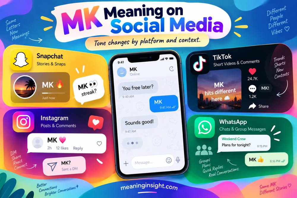 MK Meaning on Social Media