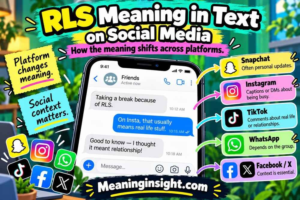 RLS Meaning in Text on Social Media