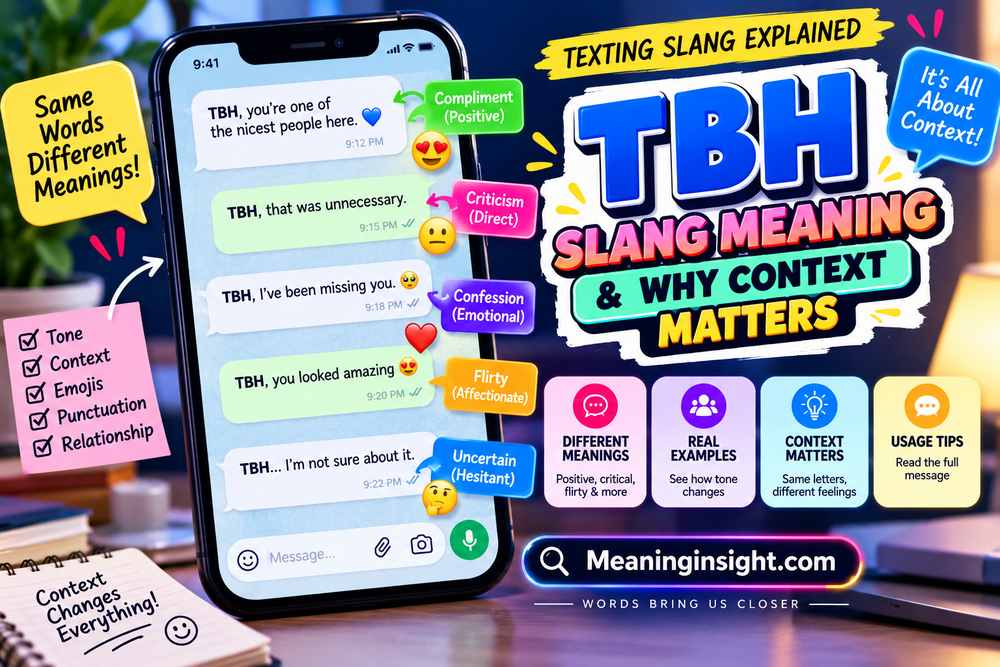 TBH Slang Meaning & Why Context Matters