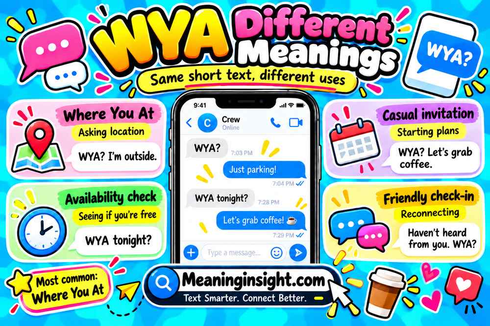 WYA Different Meanings