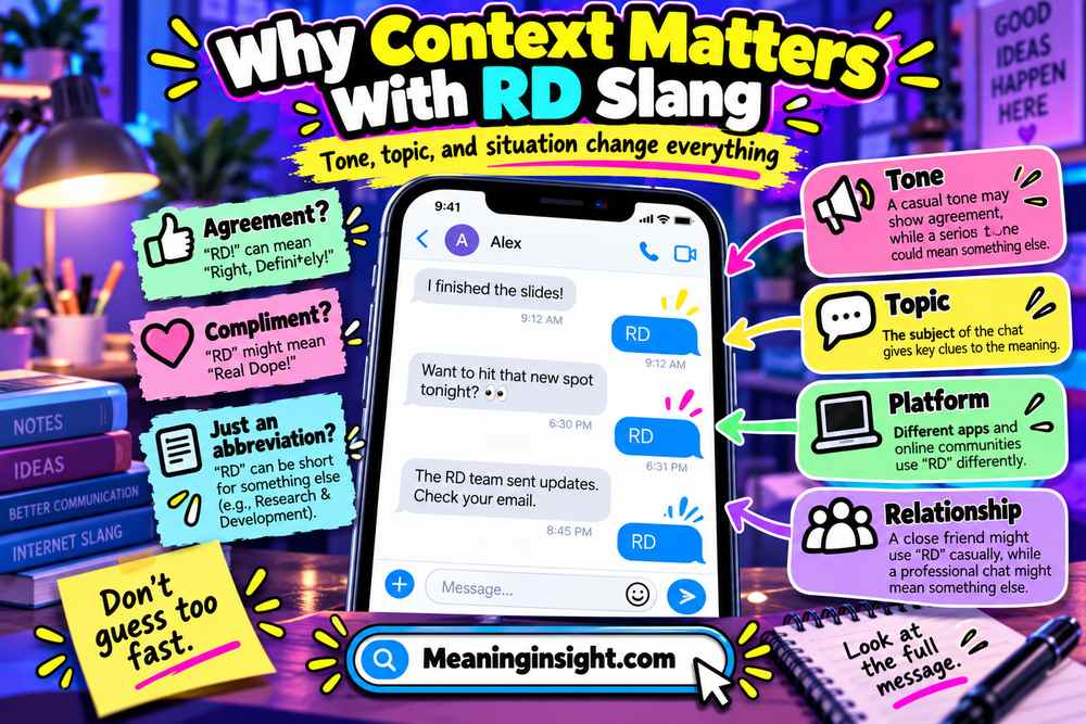Why Context Matters With RD Slang