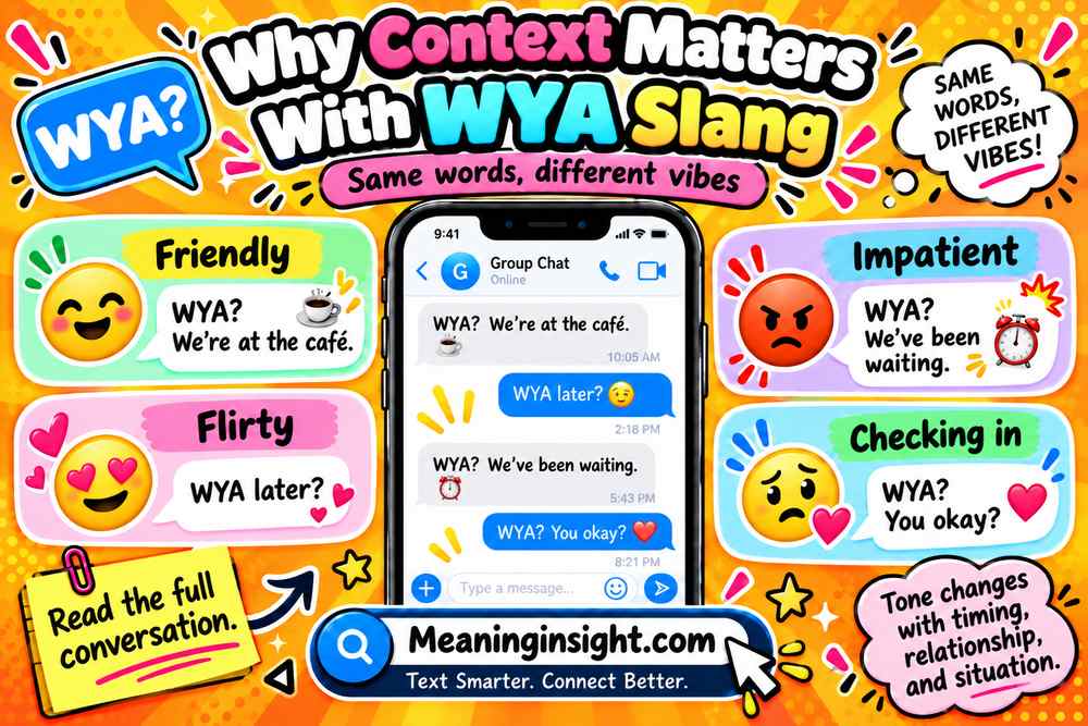Why Context Matters With WYA Slang