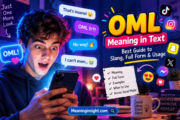 OML Meaning in Text: Definition, Uses & Real Examples