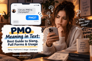 PMO Meaning in Text: Definition, Uses & Real Examples