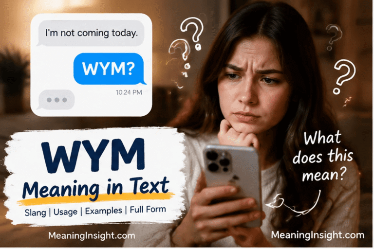 WYM Meaning in Text: Best Guide to Slang, Full Form & Usage