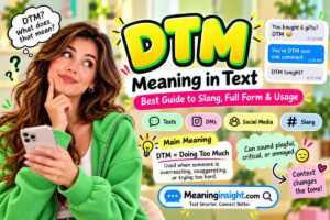 DTM Meaning in Text: Definition, Slang Uses & Real Examples
