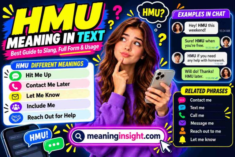HMU Meaning in Text: Definition, Slang Uses & Real Examples