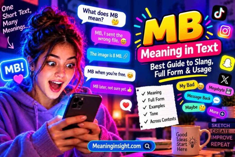 MB Meaning in Text Definition, Slang Uses & Real Examples
