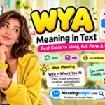 WYA Meaning in Text: Definition, Slang Uses & Real Examples
